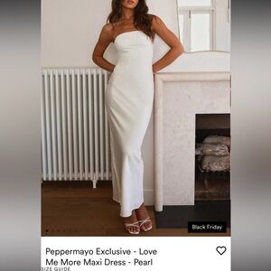 BNWT PepperMayo strapless dress